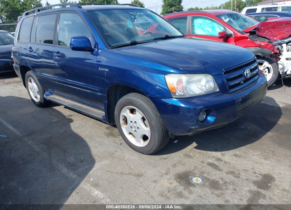 2004 TOYOTA HIGHLANDER LIMITED V6 VIN: JTEEP21A240001494