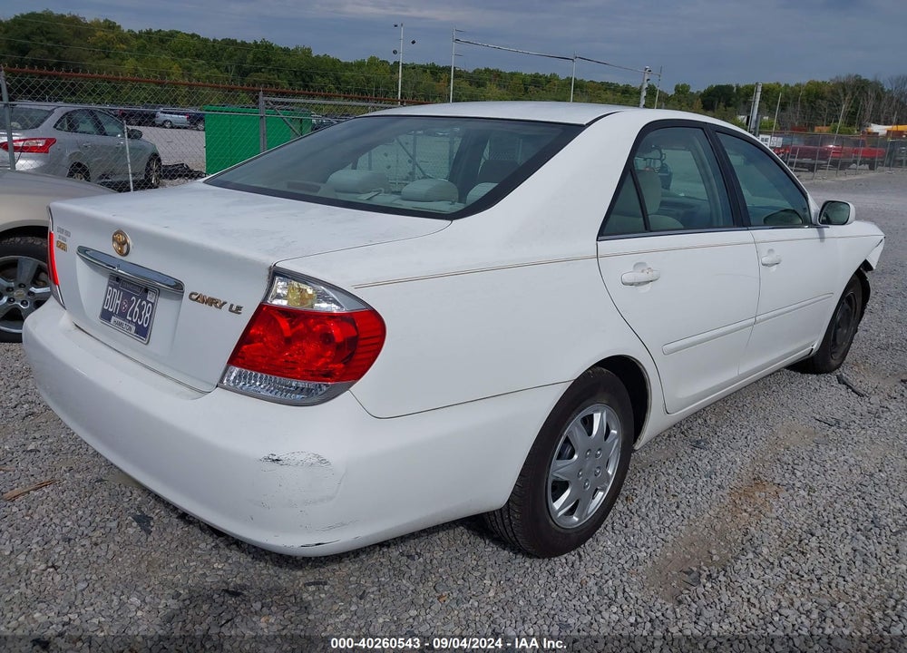 2006 TOYOTA CAMRY LE VIN: 4T1BE32K96U684909
