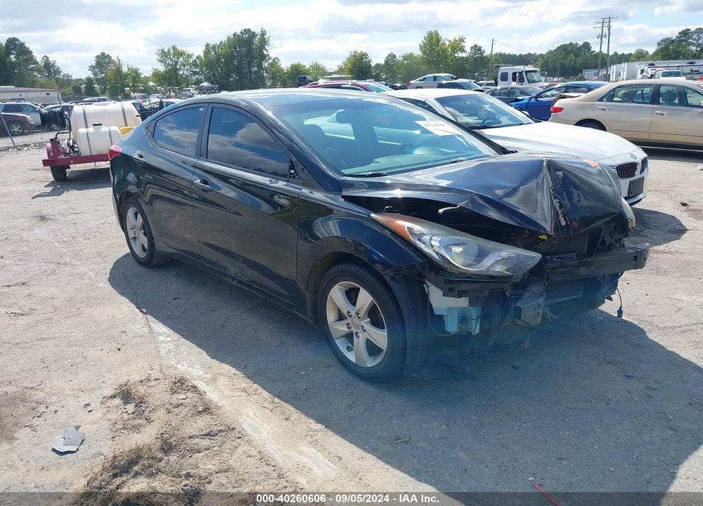 2012 HYUNDAI ELANTRA GLS VIN: 5NPDH4AE0CH092469