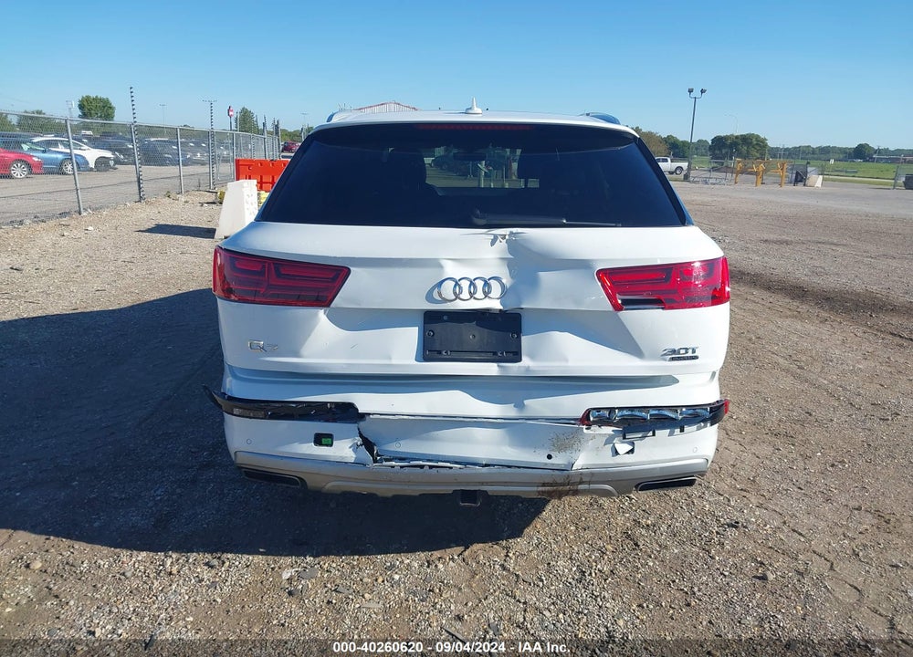 2018 AUDI Q7 3.0T PREMIUM VIN: WA1VAAF72JD041862