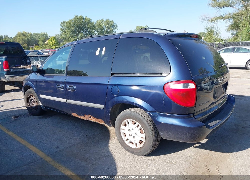 2006 DODGE CARAVAN SXT VIN: 1D4GP45R26B703141
