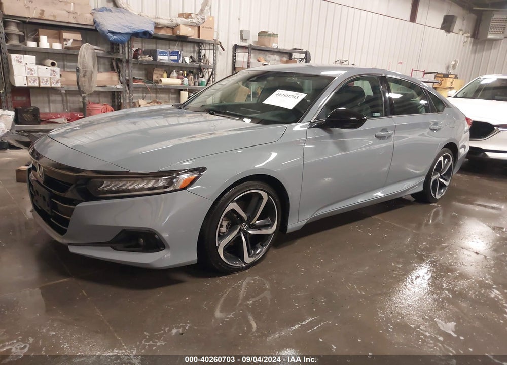 2022 HONDA ACCORD SPORT VIN: 1HGCV1F39NA121909