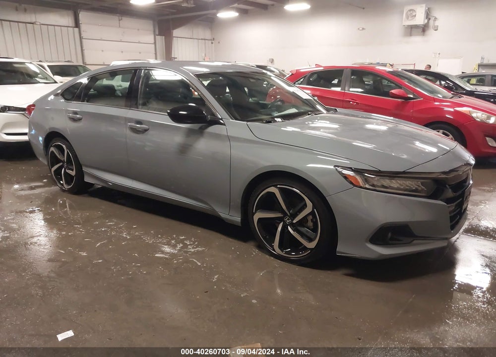 2022 HONDA ACCORD SPORT VIN: 1HGCV1F39NA121909