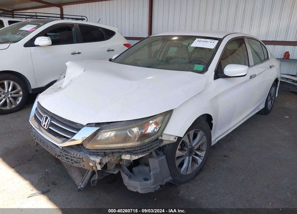2013 HONDA ACCORD LX VIN: 1HGCR2F36DA106826