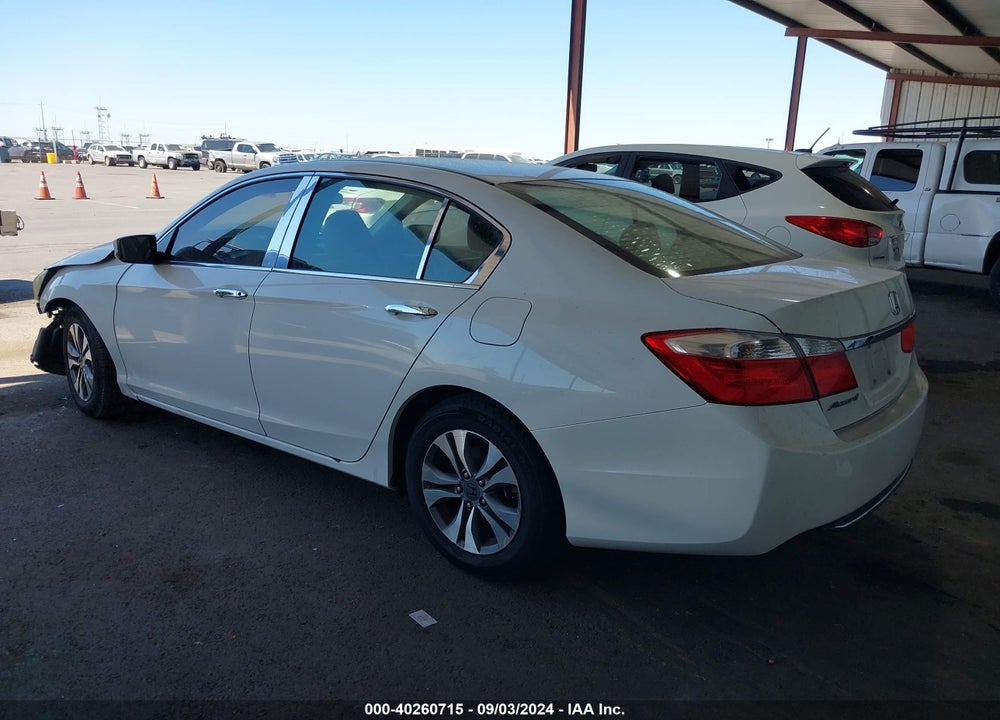 2013 HONDA ACCORD LX VIN: 1HGCR2F36DA106826