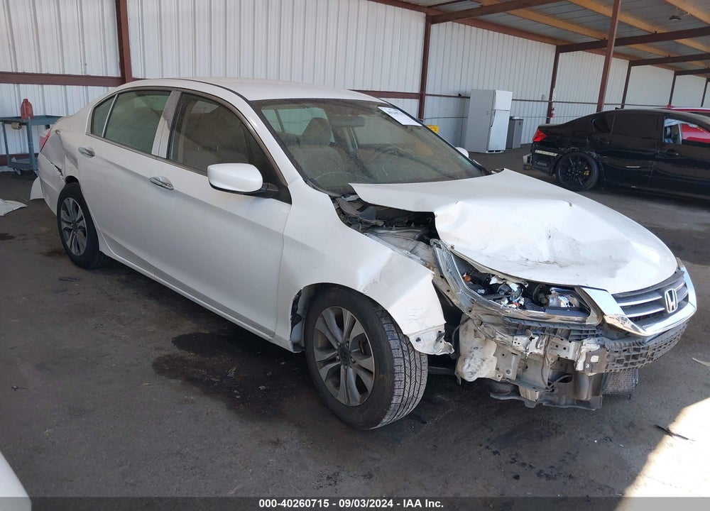 2013 HONDA ACCORD LX VIN: 1HGCR2F36DA106826