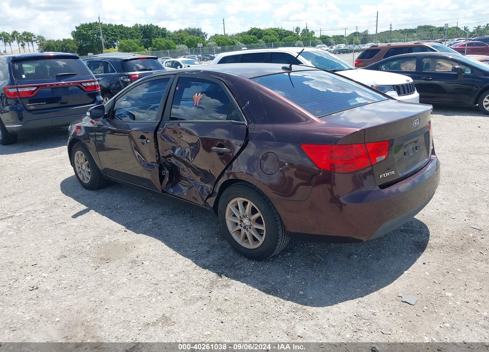 2010 KIA FORTE EX VIN: KNAFU4A2XA5836003