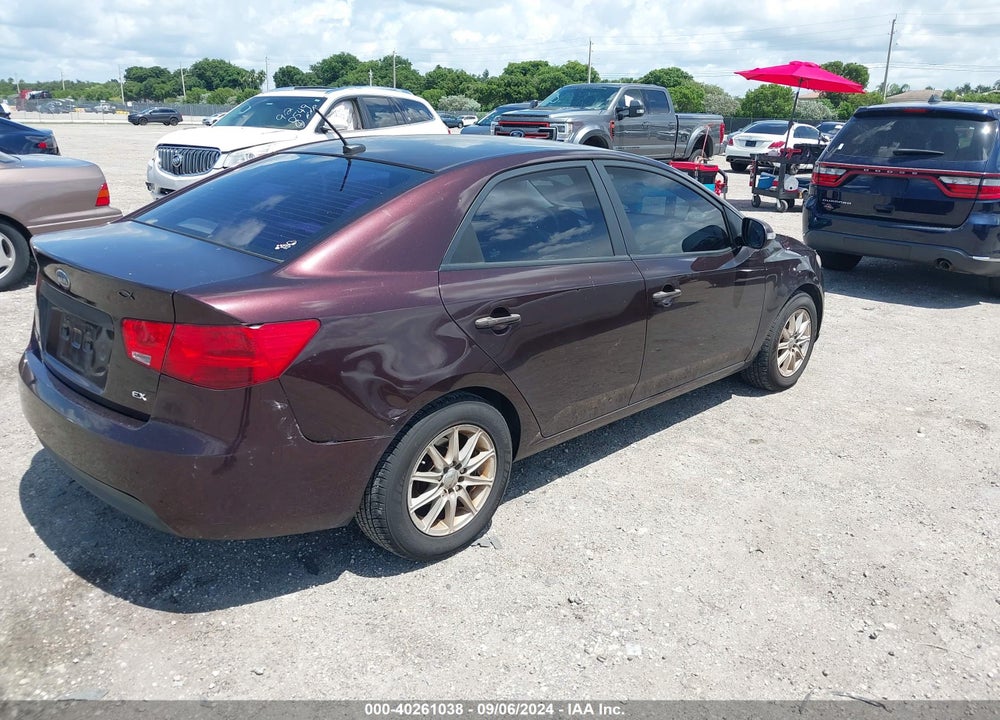 2010 KIA FORTE EX VIN: KNAFU4A2XA5836003