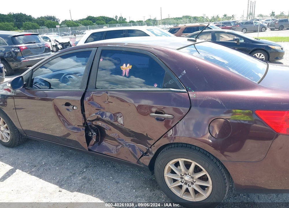2010 KIA FORTE EX VIN: KNAFU4A2XA5836003