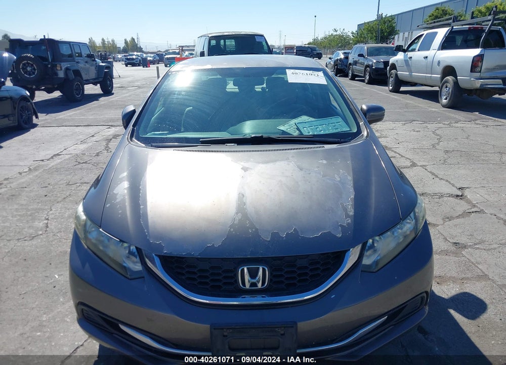 2014 HONDA CIVIC LX VIN: 19XFB2F50EE221048