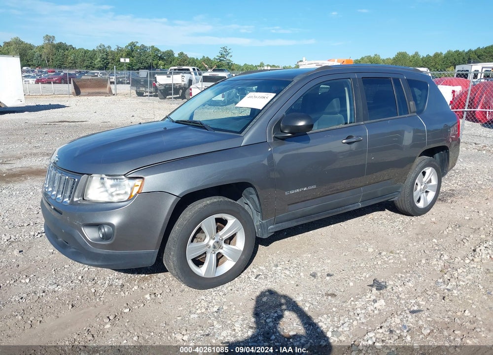 2012 JEEP COMPASS LATITUDE VIN: 1C4NJCEA6CD589901