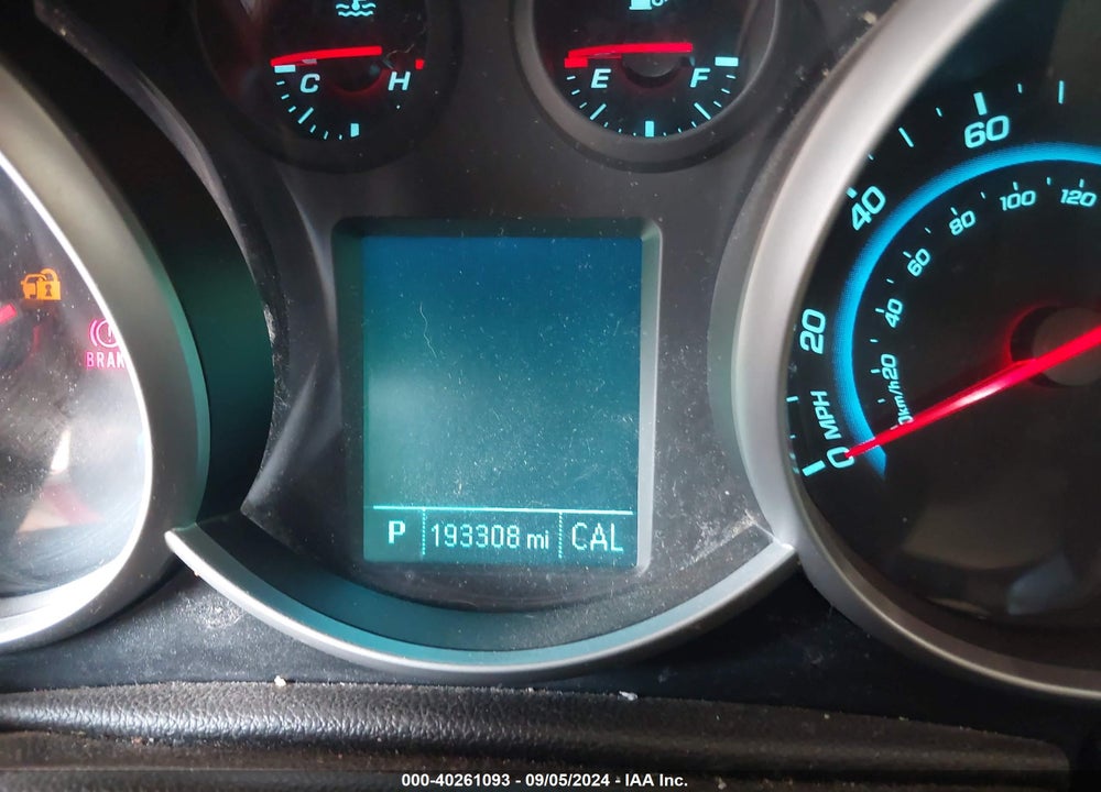 2012 CHEVROLET CRUZE 1LT VIN: 1G1PF5SC7C7347959