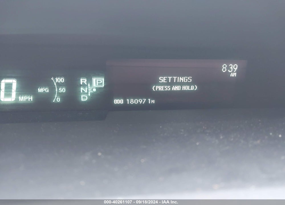 2011 TOYOTA PRIUS TWO VIN: JTDKN3DU2B5367500