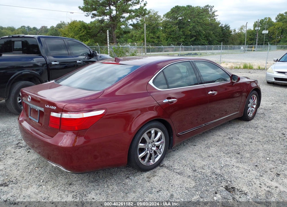 2008 LEXUS LS 460 VIN: JTHBL46F885071396