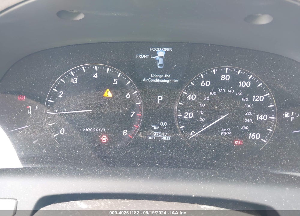 2008 LEXUS LS 460 VIN: JTHBL46F885071396