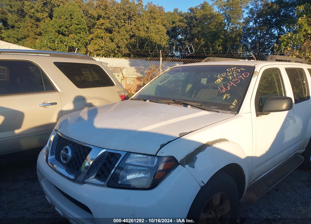 2008 NISSAN PATHFINDER S VIN: 5N1AR18U48C664590