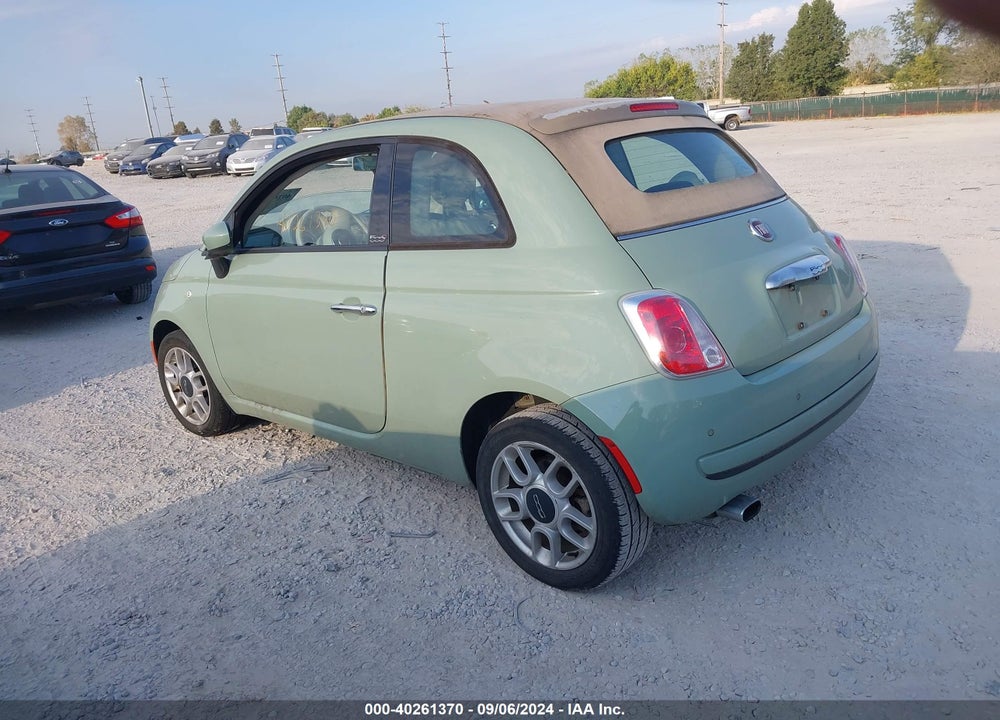 2012 FIAT 500C POP VIN: 3C3CFFDR2CT355075