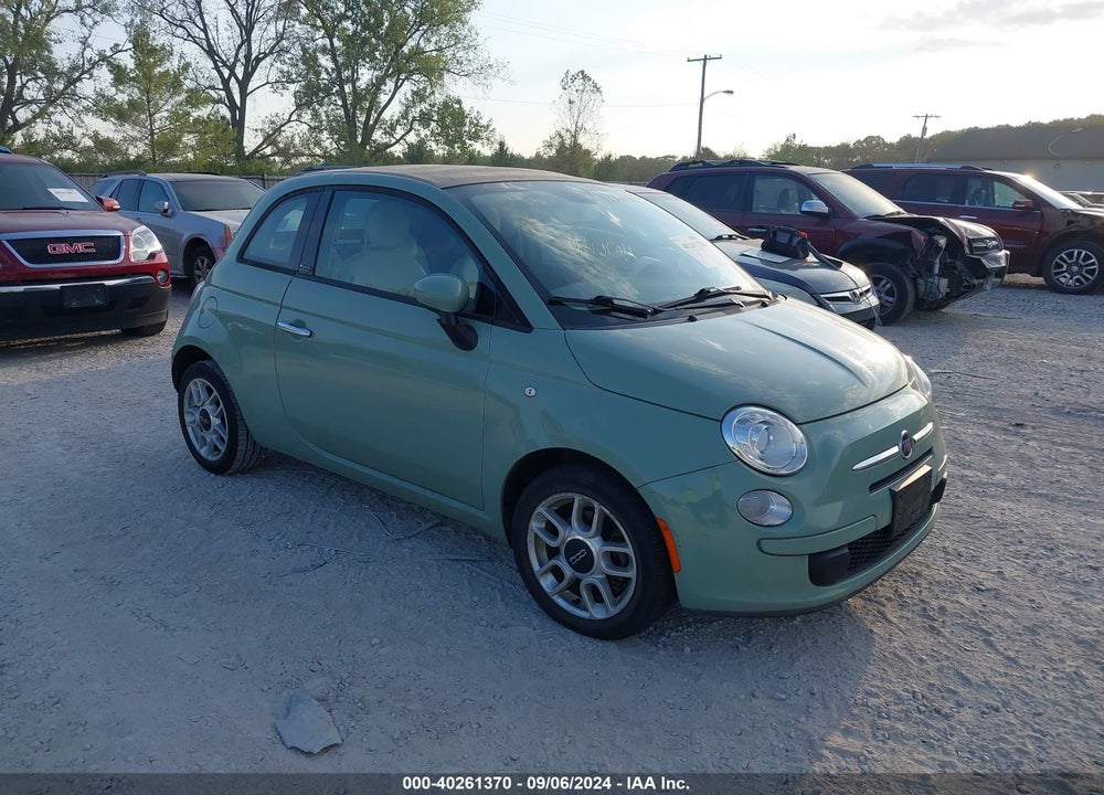 2012 FIAT 500C POP VIN: 3C3CFFDR2CT355075