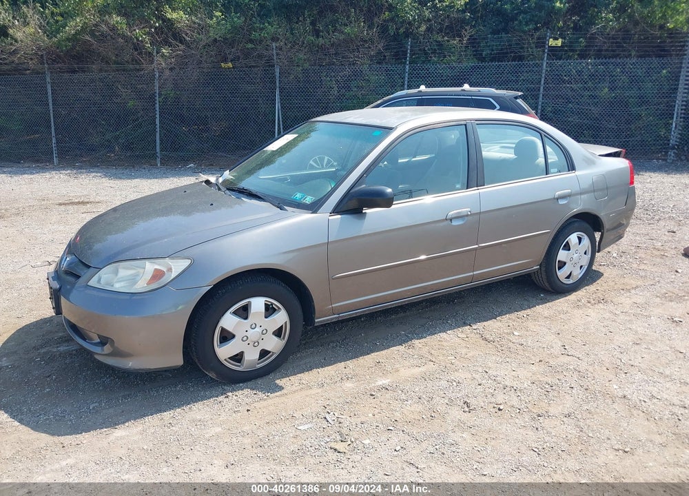 2005 HONDA CIVIC LX VIN: 2HGES15555H516515