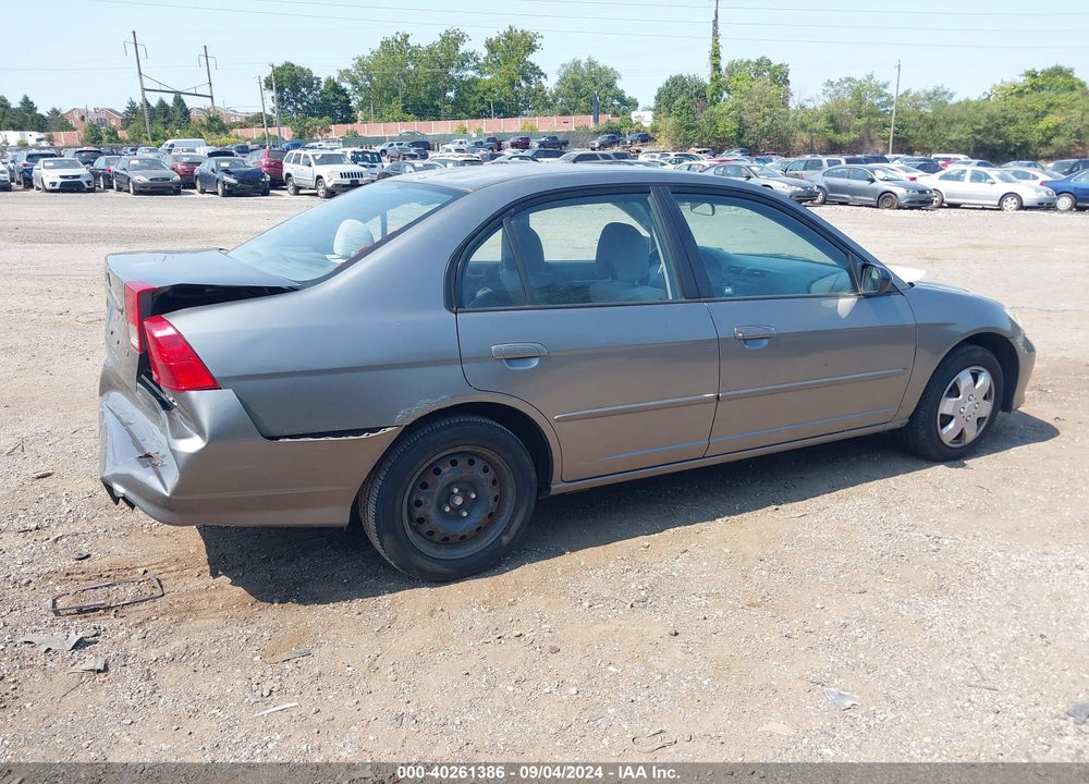 2005 HONDA CIVIC LX VIN: 2HGES15555H516515
