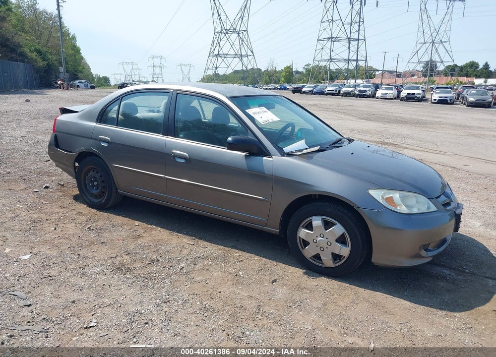 2005 HONDA CIVIC LX VIN: 2HGES15555H516515