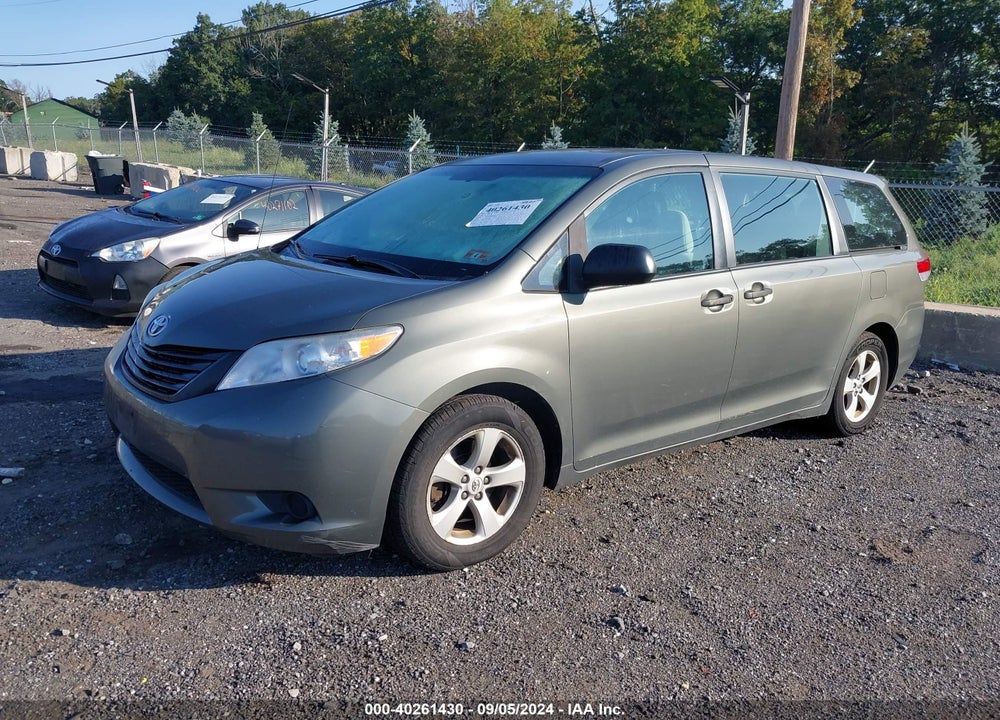 2011 TOYOTA SIENNA BASE V6 VIN: 5TDZK3DC3BS140700