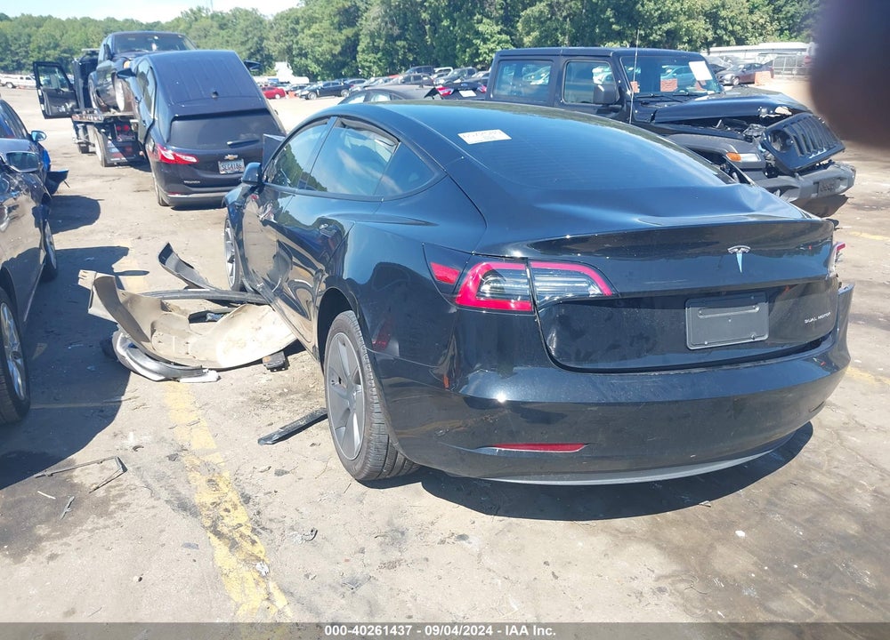 2023 TESLA MODEL 3 LONG RANGE DUAL MOTOR ALL-WHEEL DRIVE VIN: 5YJ3E1EB2PF386513