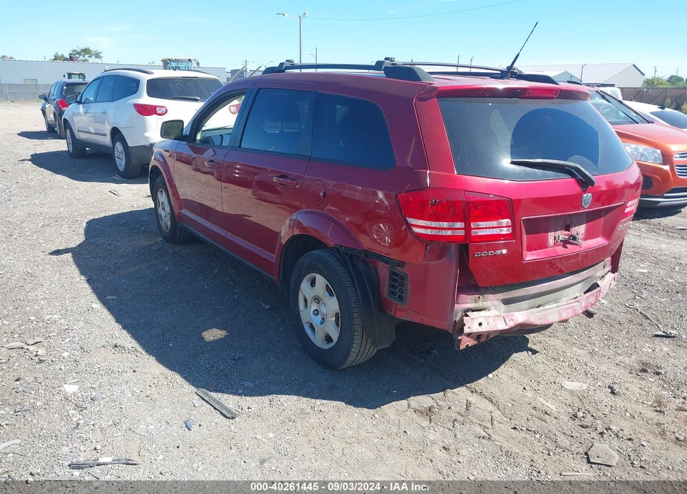 2010 DODGE JOURNEY SE VIN: 3D4PG4FB7AT247811