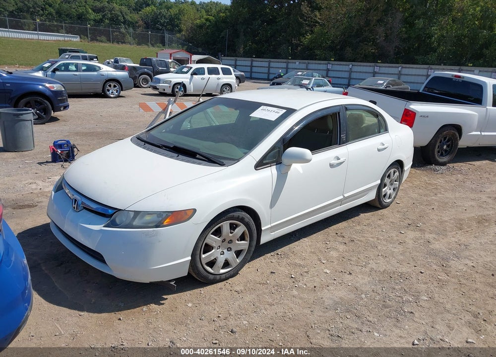 2007 HONDA CIVIC LX VIN: 1HGFA16587L048629