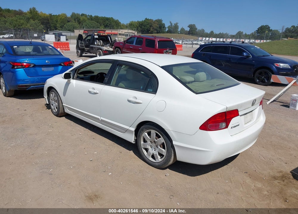 2007 HONDA CIVIC LX VIN: 1HGFA16587L048629