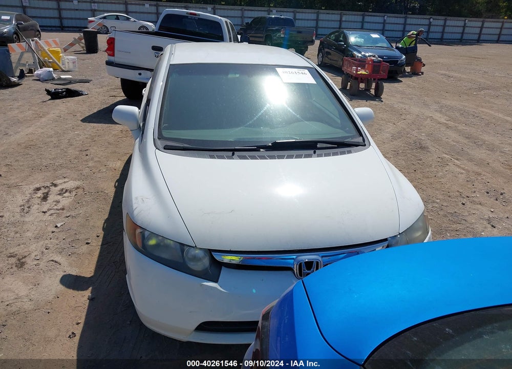 2007 HONDA CIVIC LX VIN: 1HGFA16587L048629