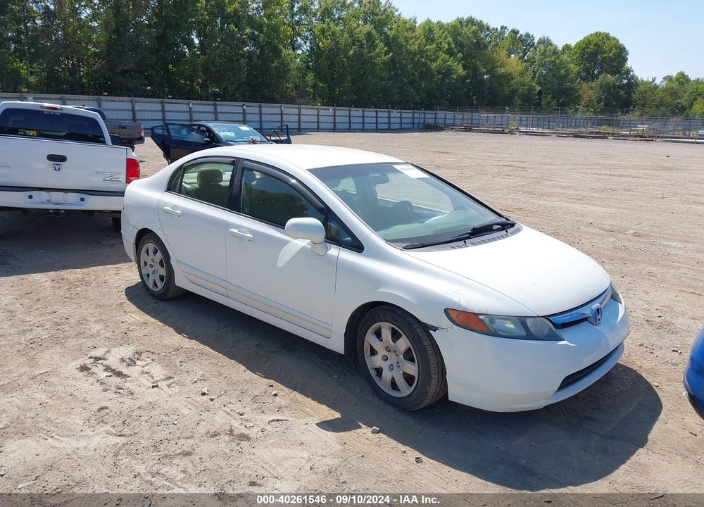 2007 HONDA CIVIC LX VIN: 1HGFA16587L048629