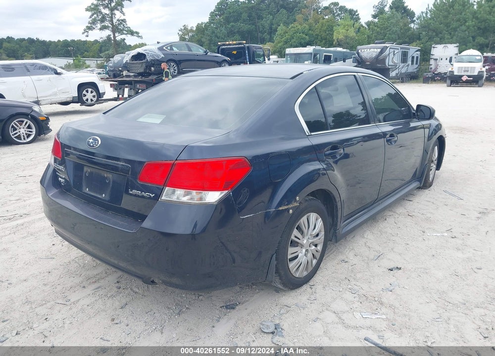 2012 SUBARU LEGACY 2.5I VIN: 4S3BMCA62C3009030