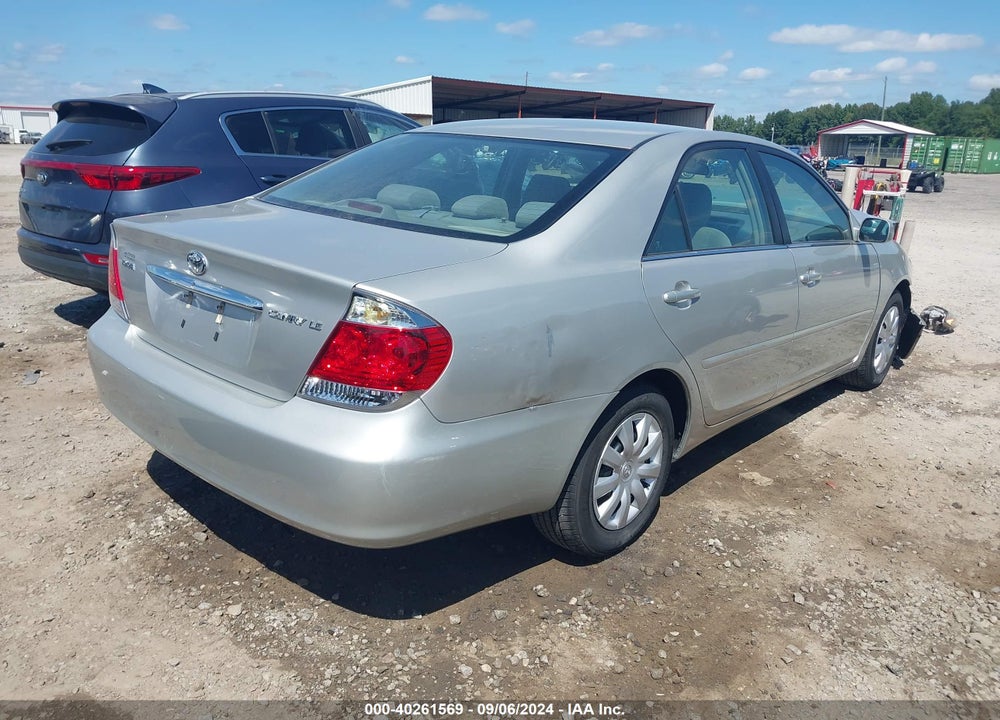 2006 TOYOTA CAMRY LE VIN: 4T1BE32K46U695896
