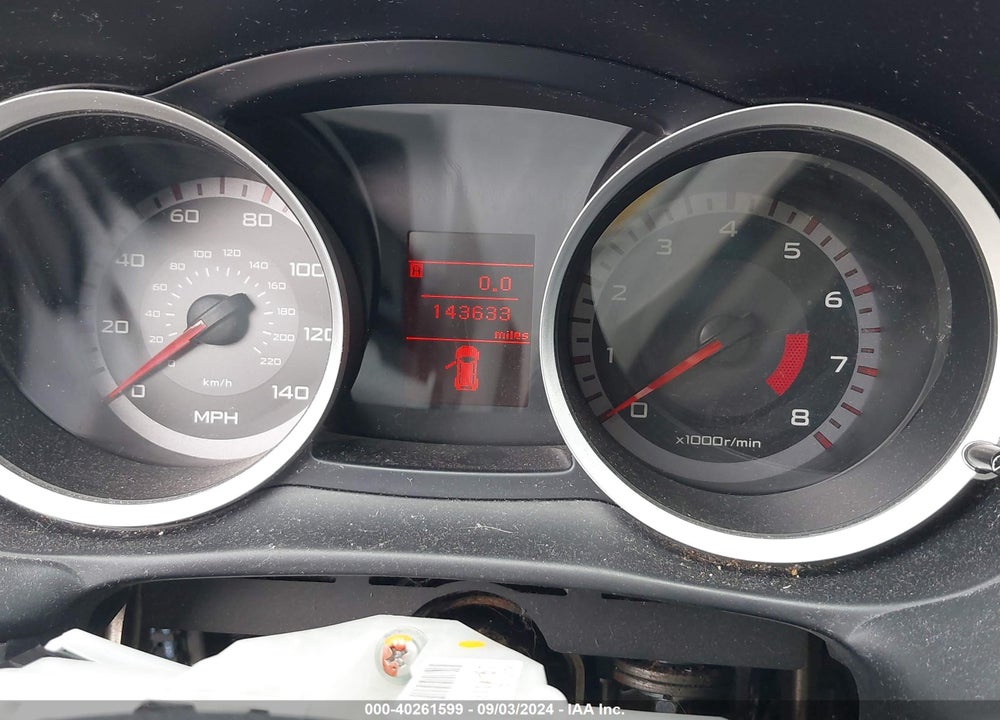 2008 MITSUBISHI LANCER DE/ES VIN: JA3AU26U18U037804