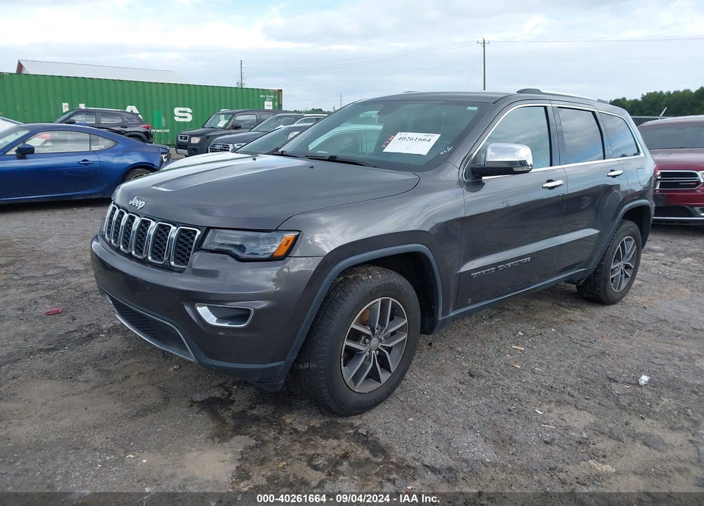 2017 JEEP GRAND CHEROKEE LIMITED 4X2 VIN: 1C4RJEBG4HC887852