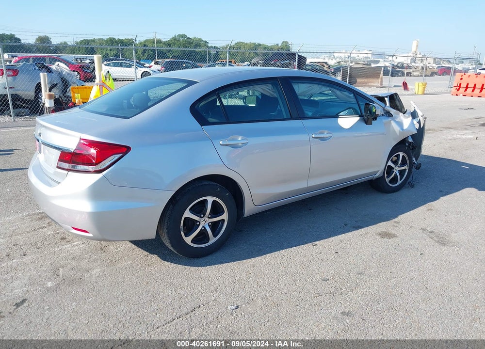 2015 HONDA CIVIC SE VIN: 19XFB2F79FE013592