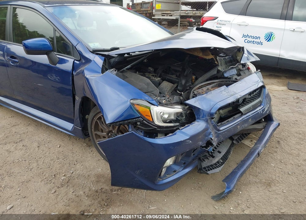 2015 SUBARU WRX LIMITED VIN: JF1VA1J62F9809313