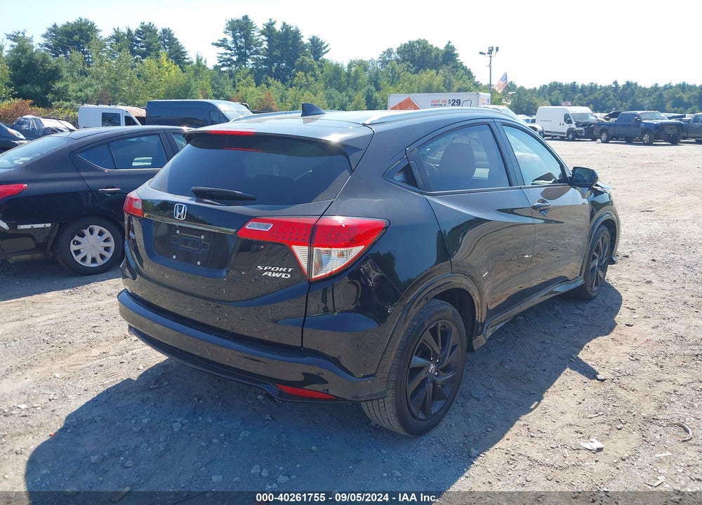 2022 HONDA HR-V AWD SPORT VIN: 3CZRU6H15NM701241