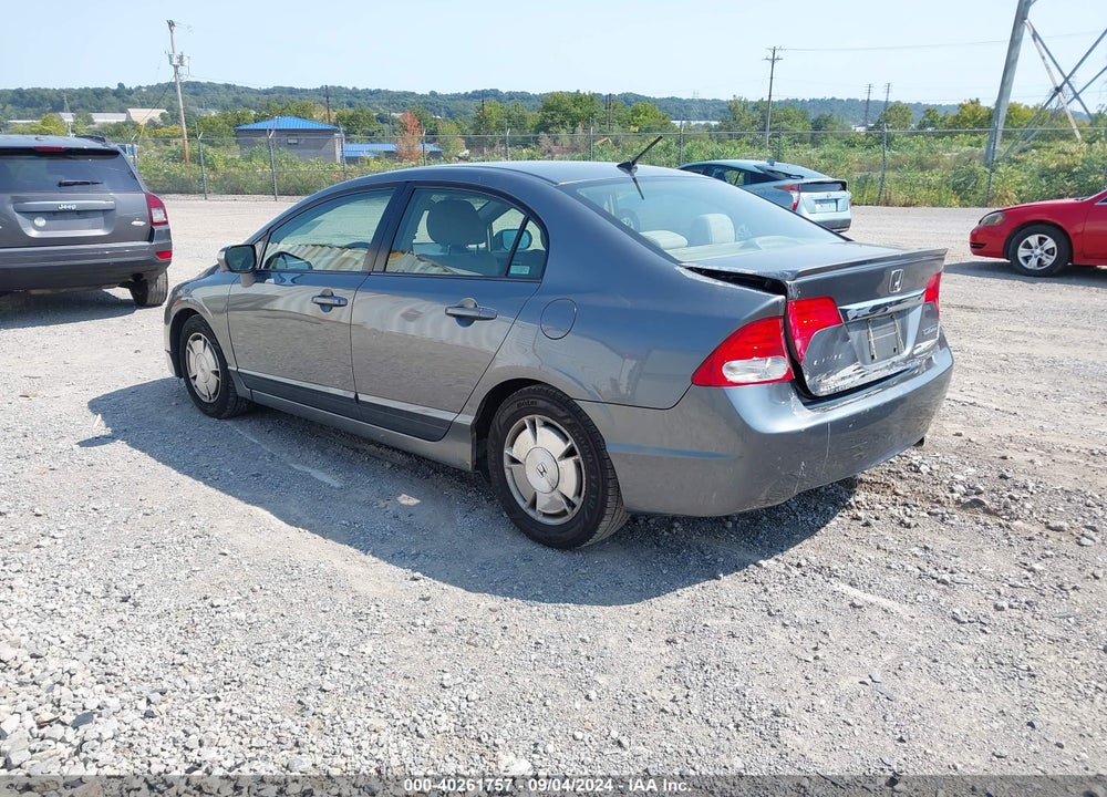 2009 HONDA CIVIC HYBRID VIN: JHMFA36269S017631