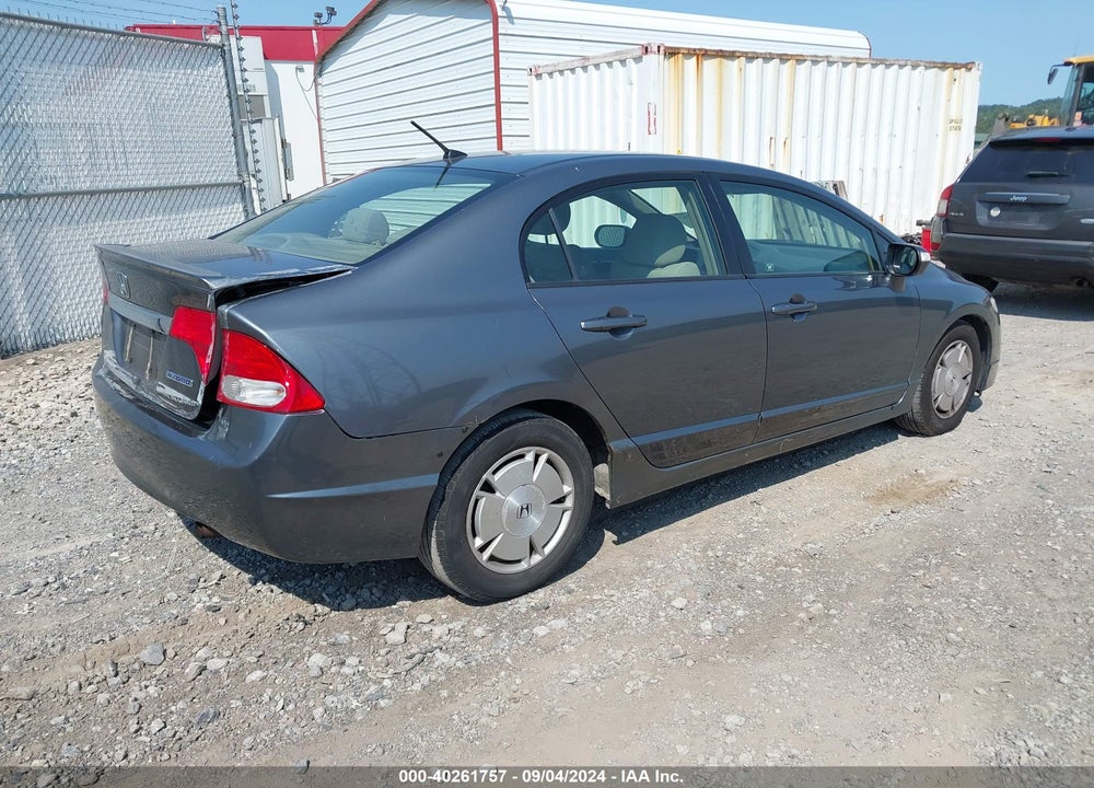 2009 HONDA CIVIC HYBRID VIN: JHMFA36269S017631