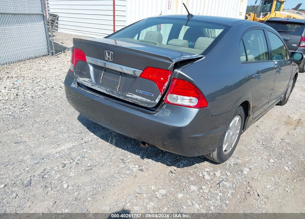 2009 HONDA CIVIC HYBRID VIN: JHMFA36269S017631