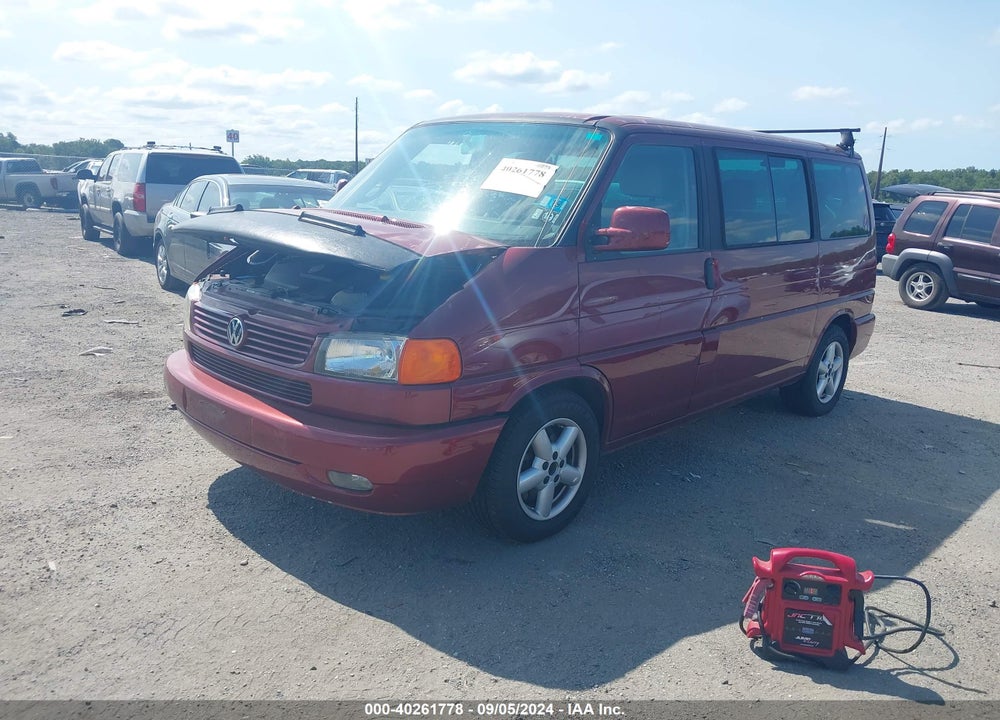 2002 VOLKSWAGEN EUROVAN VIN: WV2MB47022H093439