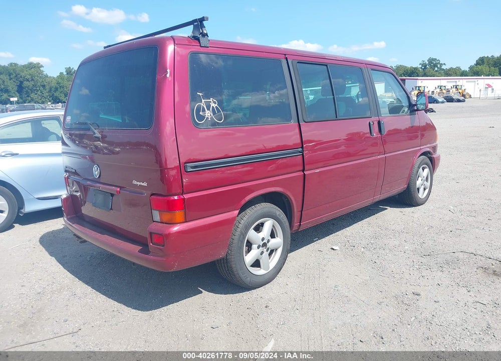 2002 VOLKSWAGEN EUROVAN VIN: WV2MB47022H093439