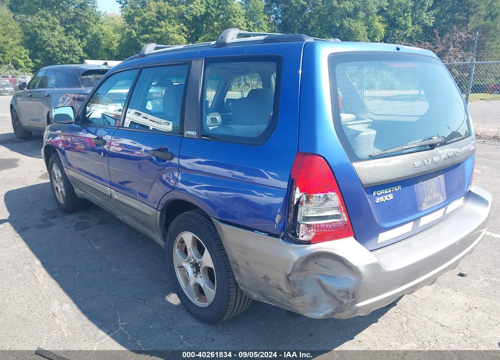 2004 SUBARU FORESTER 2.5XS VIN: JF1SG65604H753609
