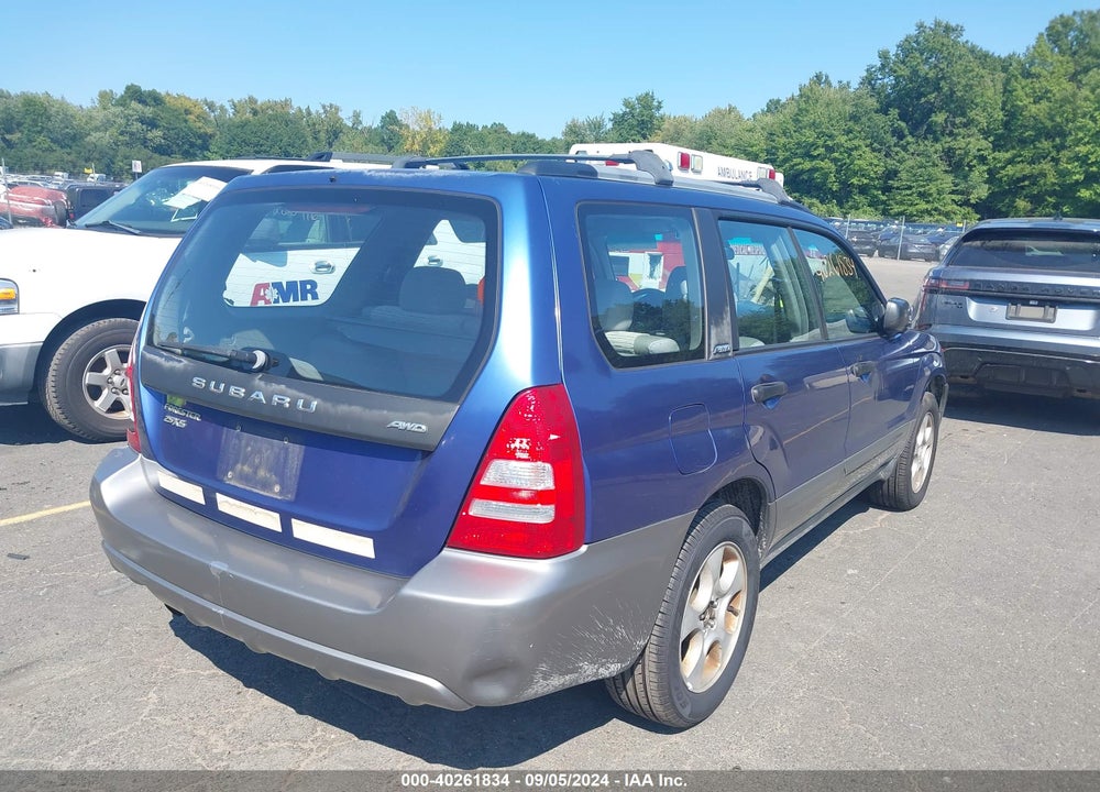 2004 SUBARU FORESTER 2.5XS VIN: JF1SG65604H753609
