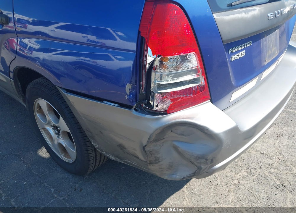 2004 SUBARU FORESTER 2.5XS VIN: JF1SG65604H753609