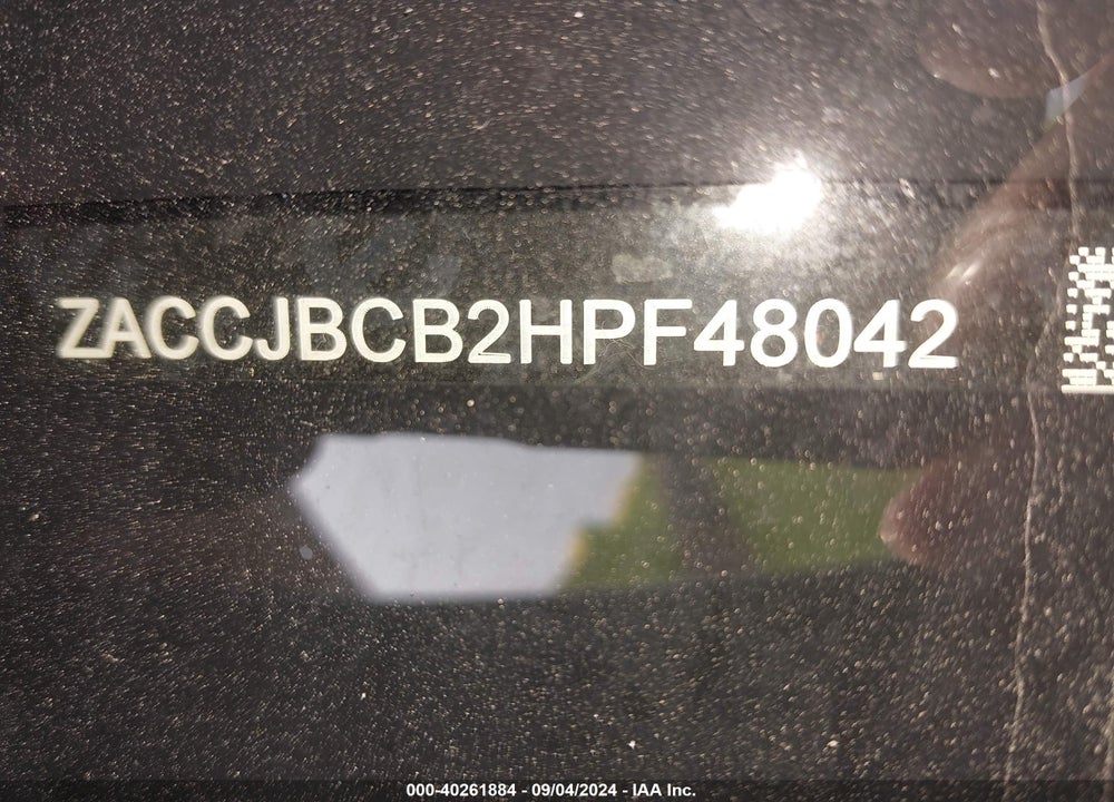 2017 JEEP RENEGADE DESERTHAWK 4X4 VIN: ZACCJBCB2HPF48042