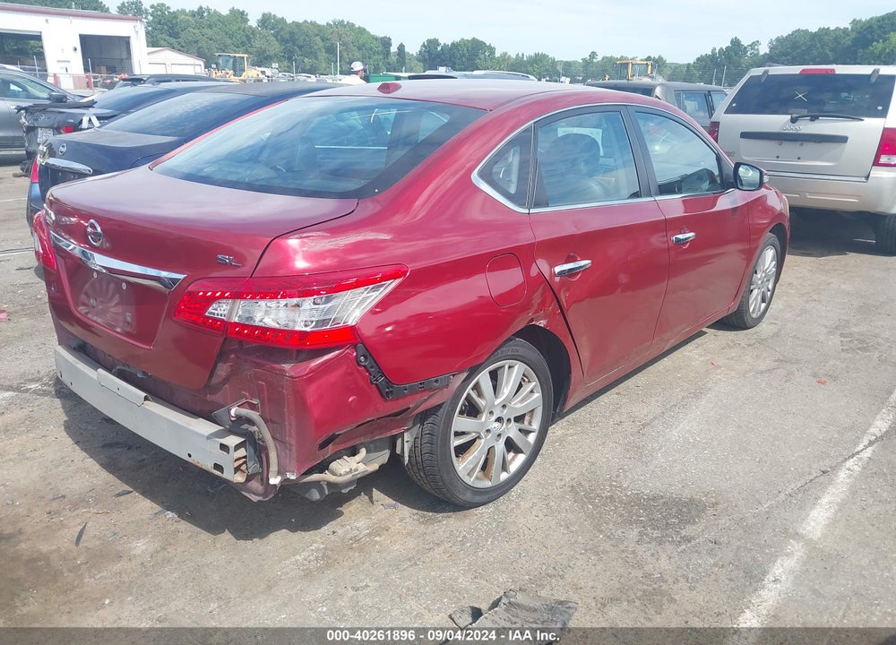 2015 NISSAN SENTRA SL VIN: 3N1AB7AP2FY223239