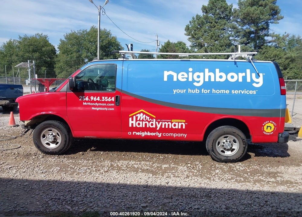 2019 CHEVROLET EXPRESS 2500 WORK VAN VIN: 1GCWGAFG8K1270915